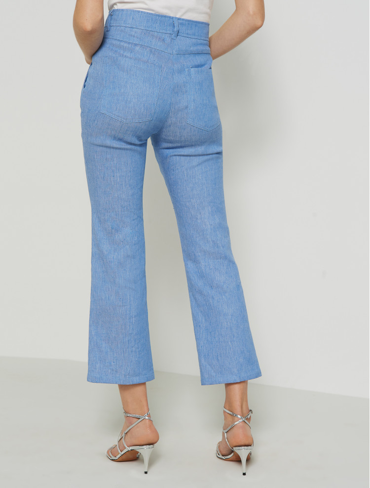 Брюки повсякденні Slim fit Середня для жінок (461012), колір Синій - №4