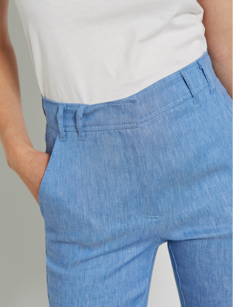 Брюки повсякденні Slim fit Середня для жінок (461012), колір Синій - №5