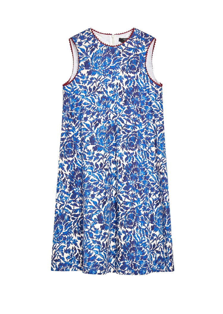 Сукні міді Regular fit для жінок (461337), колір Синій - №1