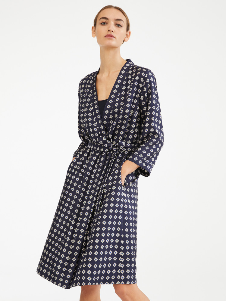 Сукні міді Regular fit для жінок (461382), колір Синій - №2