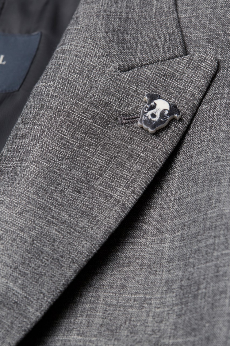 Пиджак кэжуал Slim fit для мужчин (461541), цвет Серый - №4