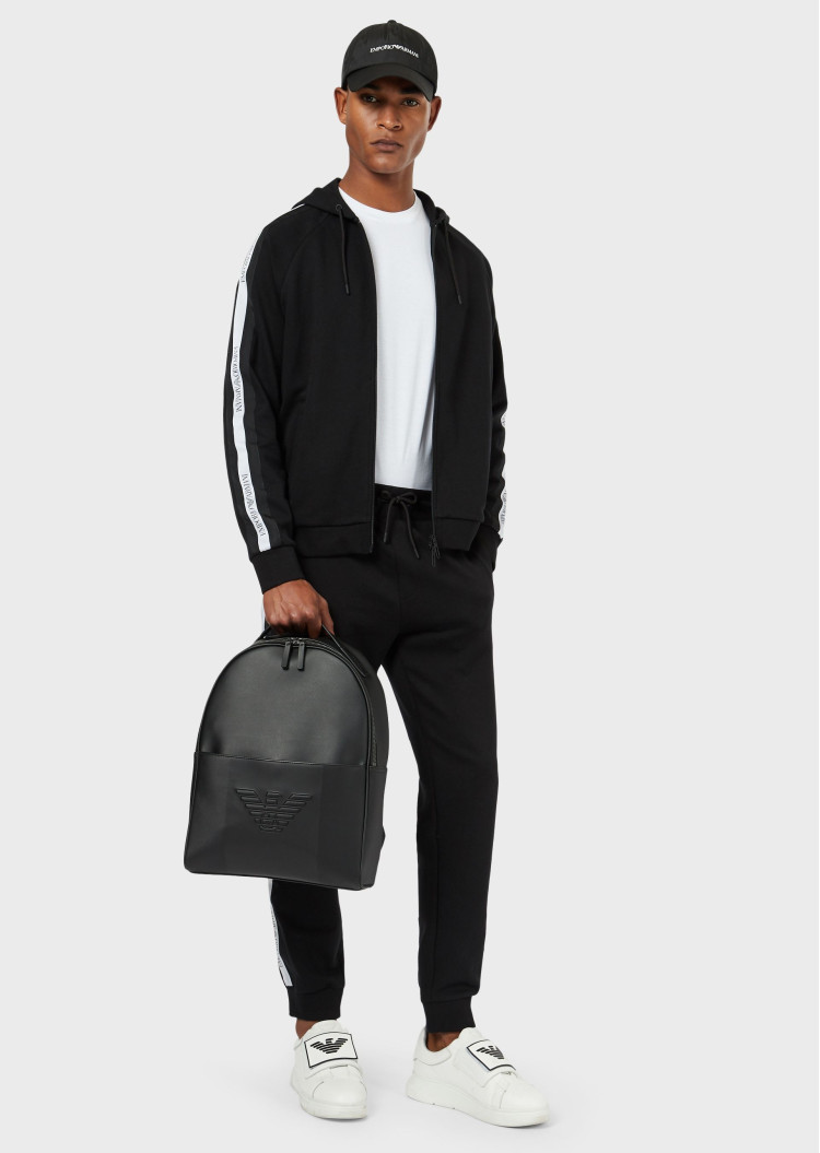 Спортивная кофта Regular fit для мужчин (462042), цвет Черный - №2
