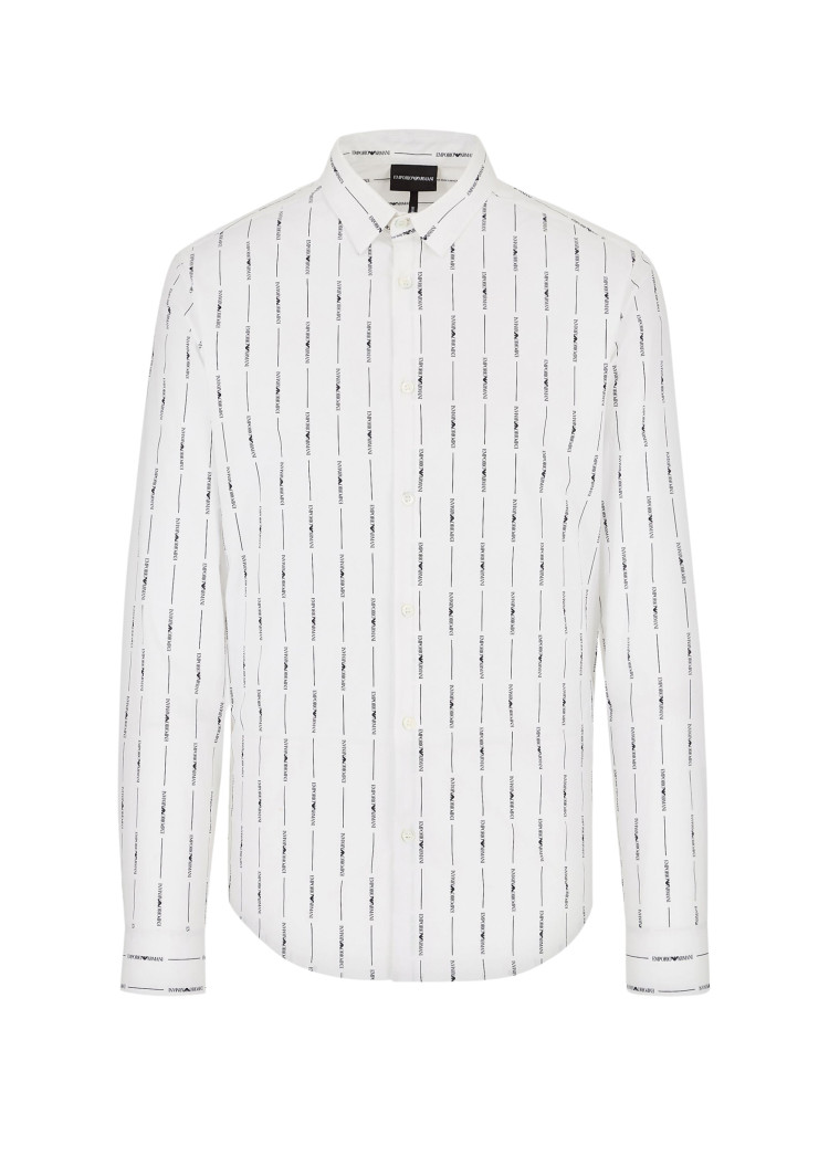Сорочка повсякденна Slim fit для чоловіків (462057), колір Білий - №1