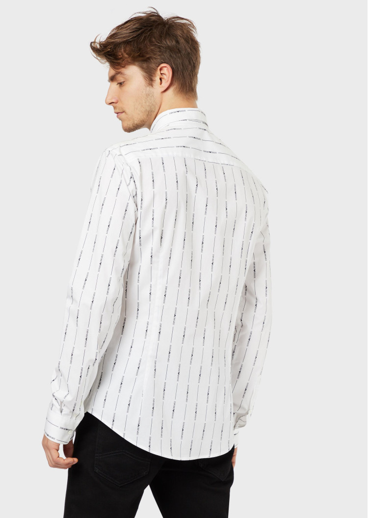 Сорочка повсякденна Slim fit для чоловіків (462057), колір Білий - №4
