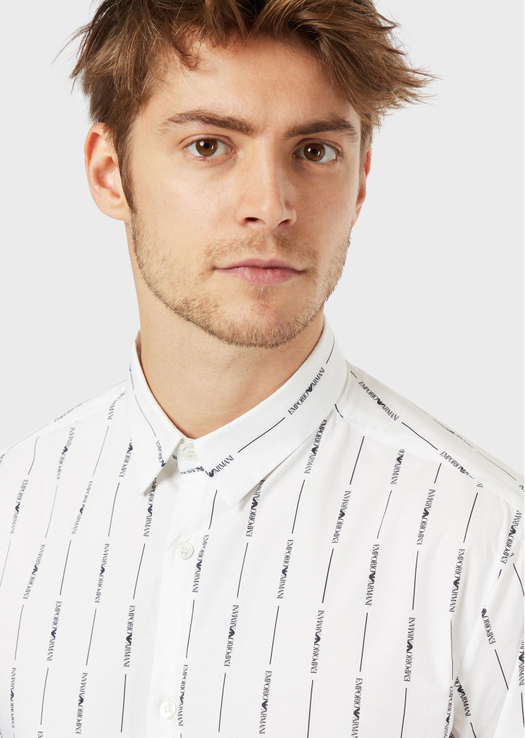 Сорочка повсякденна Slim fit для чоловіків (462057), колір Білий - №6