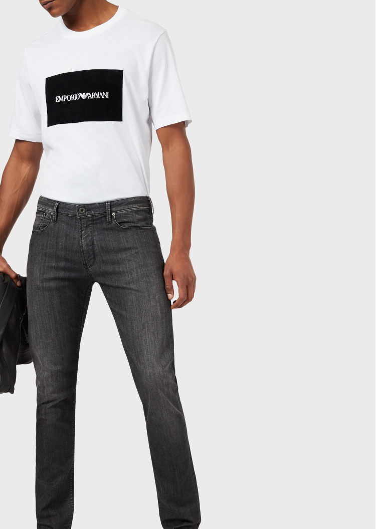 Джинси Slim Slim fit Середня для чоловіків (462065), колір Сірий - №3