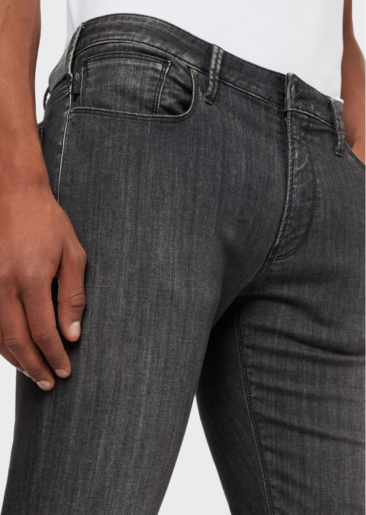 Джинси Slim Slim fit Середня для чоловіків (462065), колір Сірий - №4