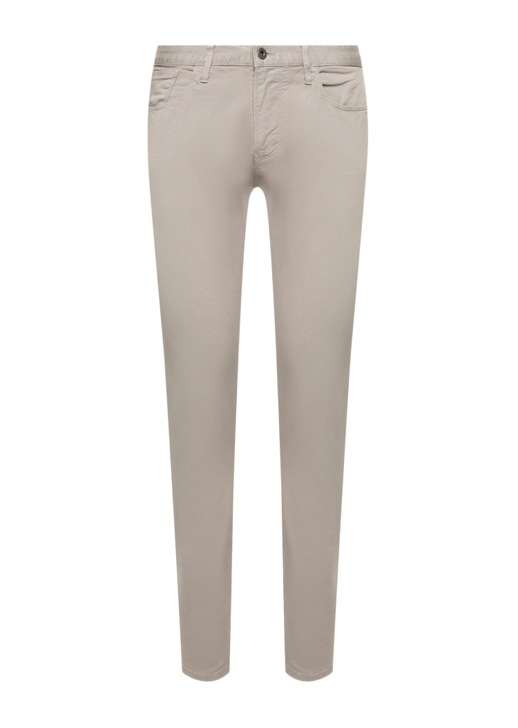 Брюки 5 карманів Slim Slim fit Низька для чоловіків (462070), колір Сірий - №1