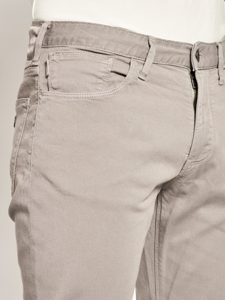 Брюки 5 карманів Slim Slim fit Низька для чоловіків (462070), колір Сірий - №4