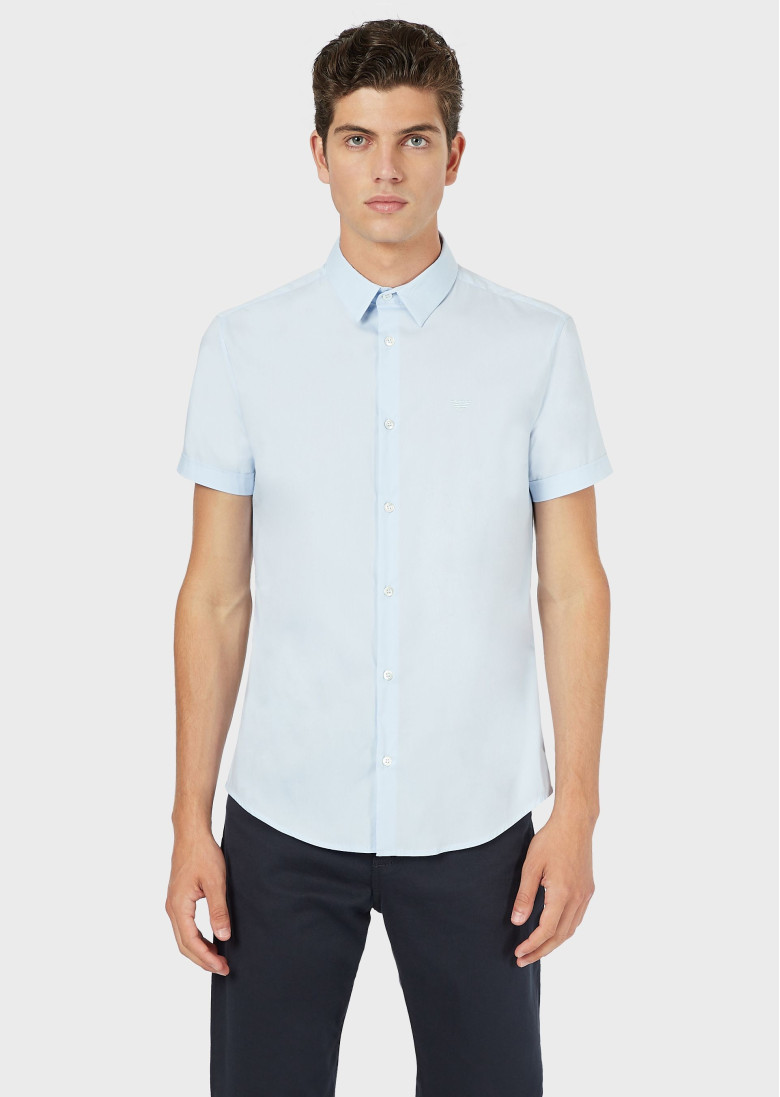 сорочка ділова з коротким рукавом Slim fit