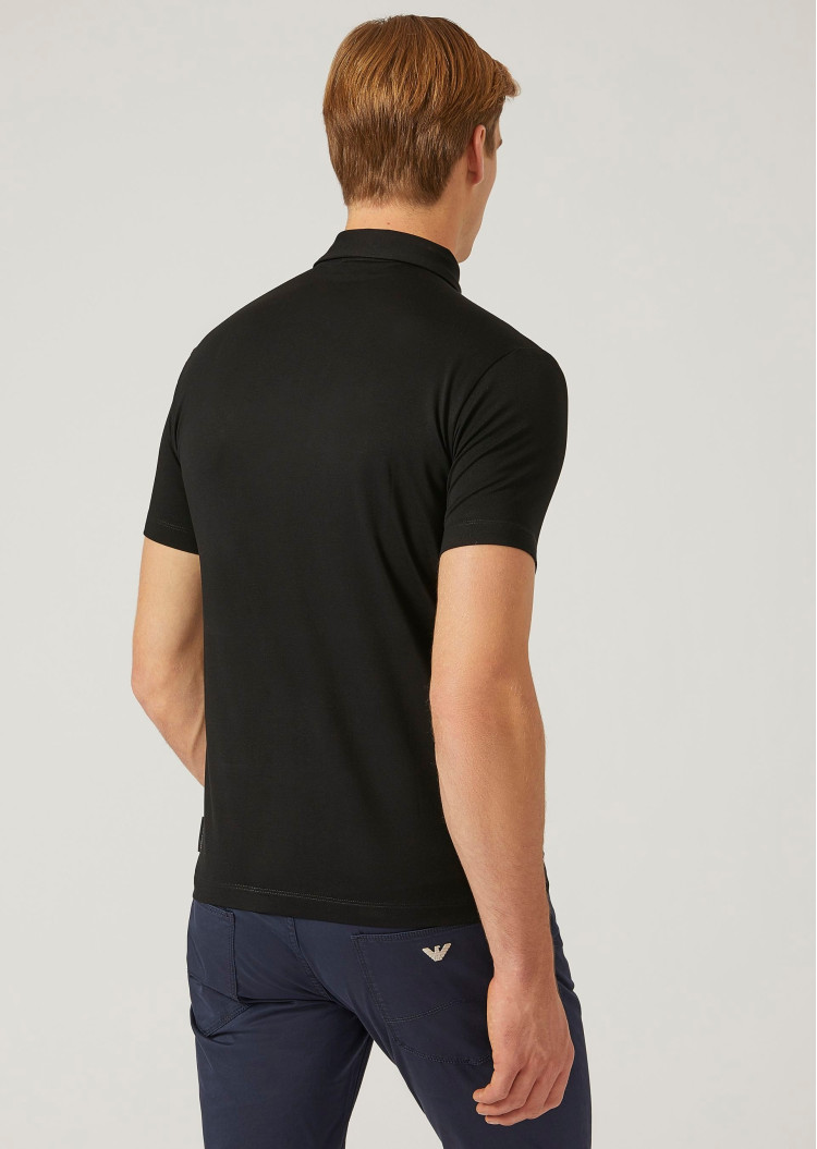 Поло Regular fit для мужчин (462089), цвет Черный - №4