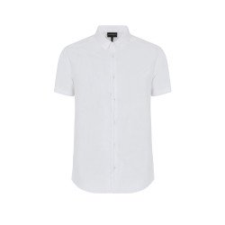 Сорочка повсякденна з коротким рукавом Slim Fit: приталений силует, але не надто вузький.