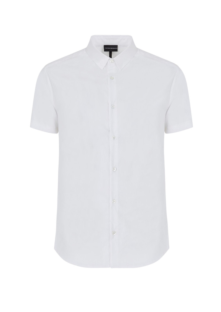 Сорочка повседневная с коротким рукавом Slim Fit