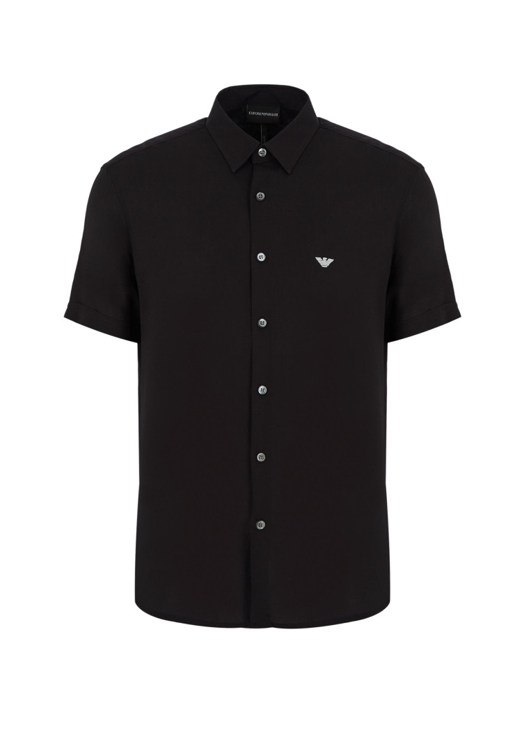Сорочка повседневная с коротким рукавом Slim Fit
