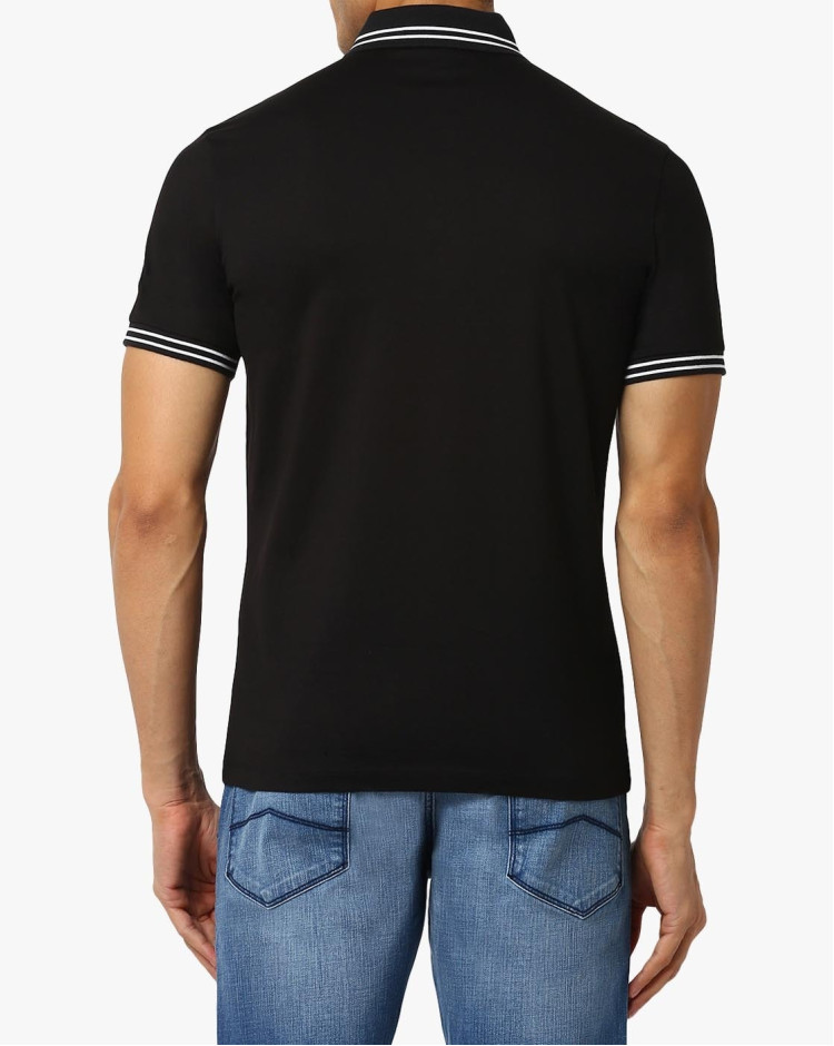 Поло Regular fit для чоловіків (462111), колір Чорний - №4