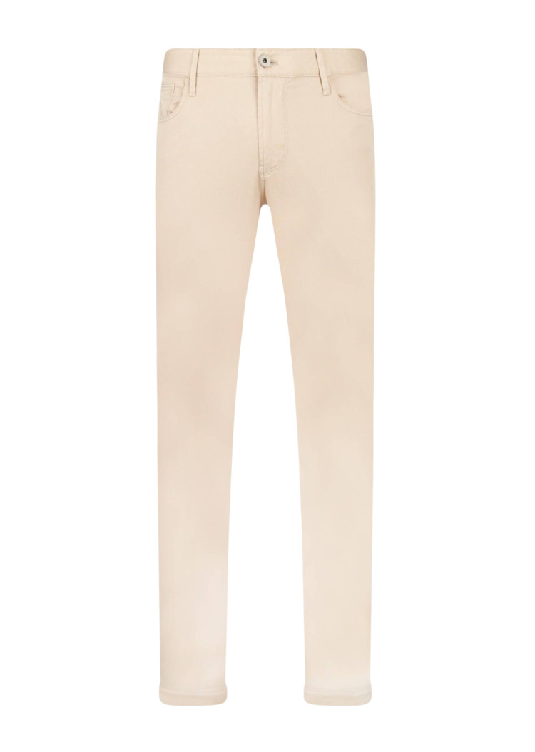 Брюки 5 карманов Slim Slim fit Низкая для мужчин (462117), цвет Бежевый - №1