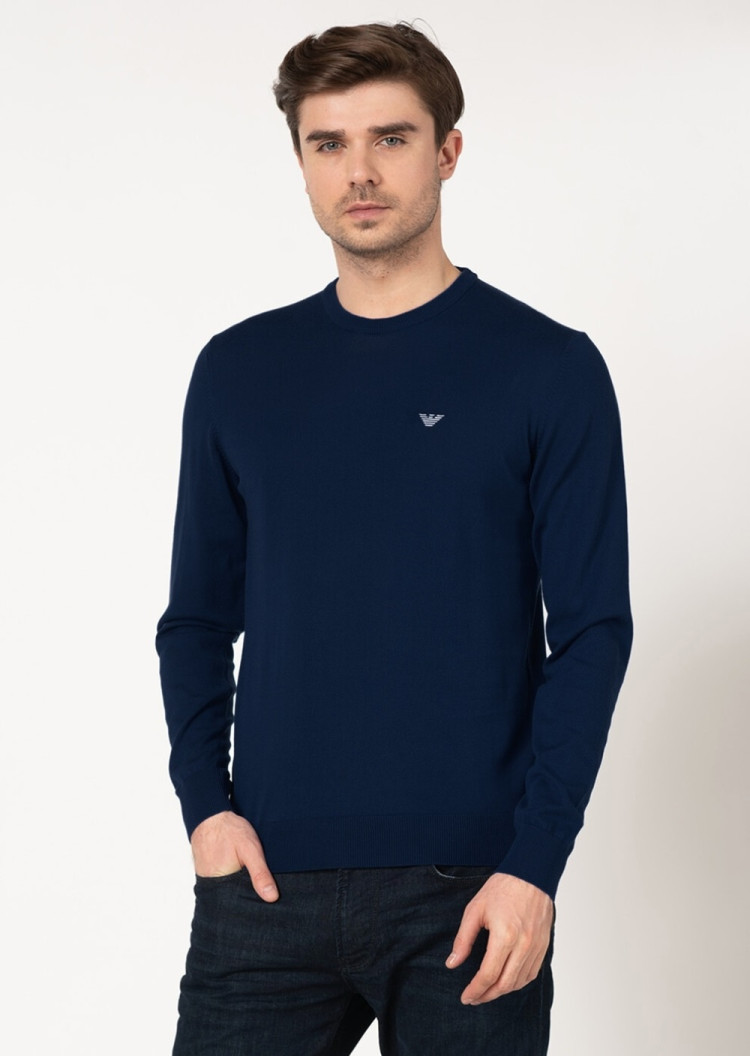 Джемпер Regular fit для мужчин (462125), цвет Синий - №2