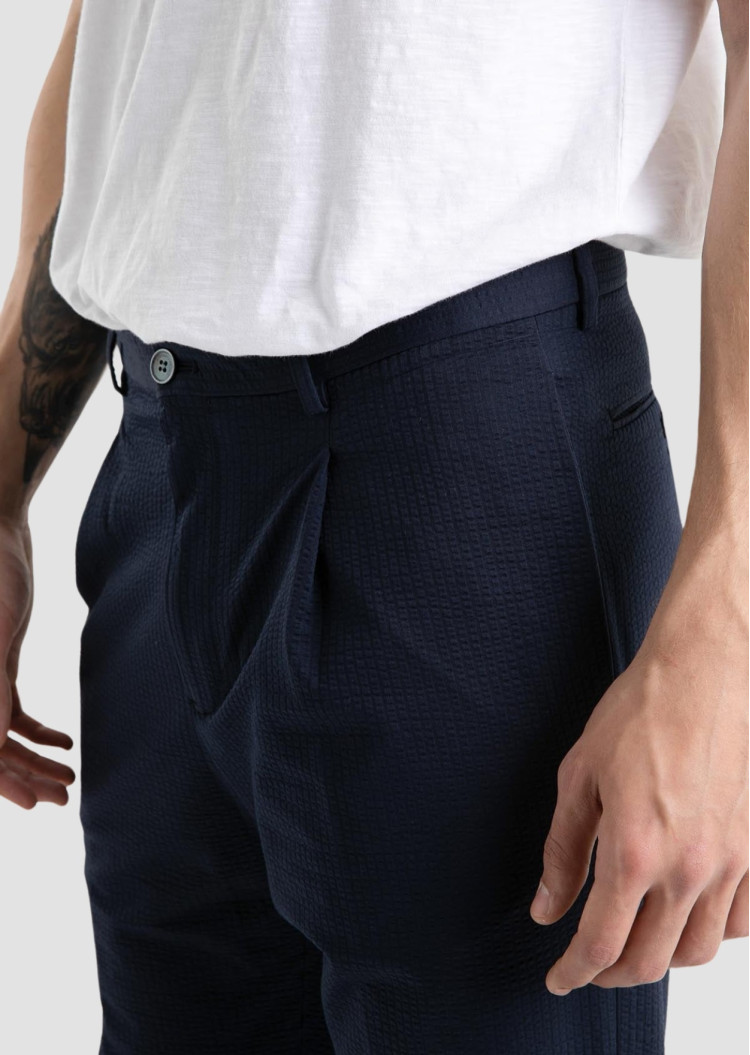 Брюки повсякденні Regular fit для чоловіків (462158), колір Синій - №4