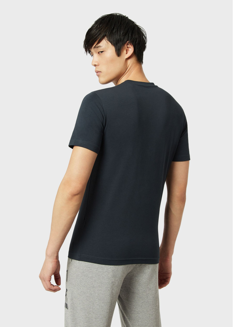 Футболка Slim fit для мужчин (462221), цвет Синий - №4