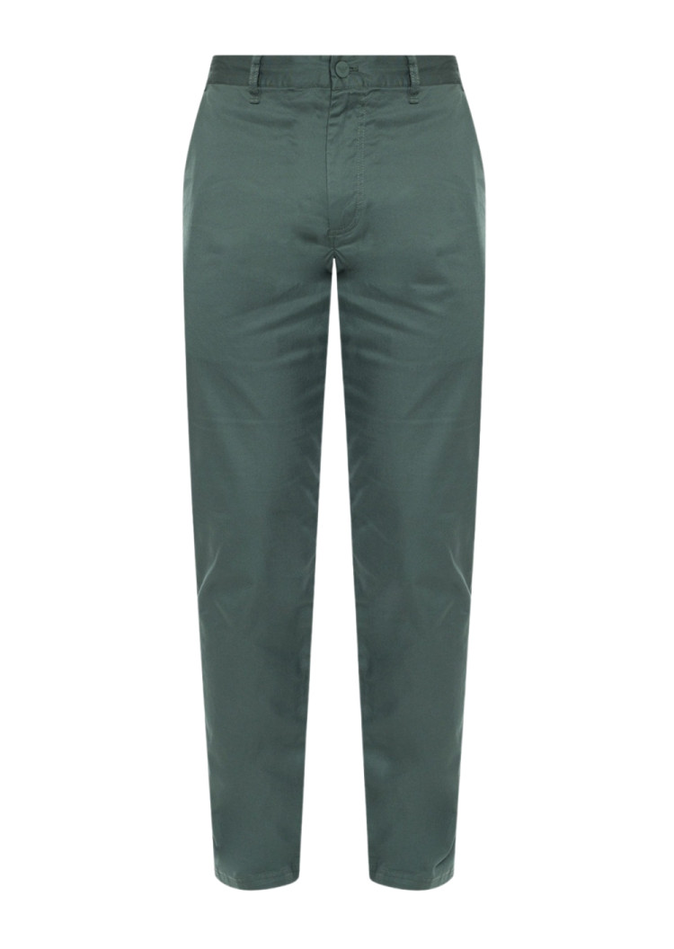 Брюки повседневные Slim fit Средняя для мужчин (462278), цвет Зеленый - №1