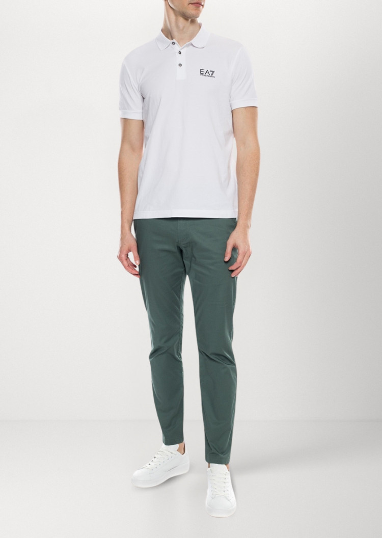 Брюки повседневные Slim fit Средняя для мужчин (462278), цвет Зеленый - №3
