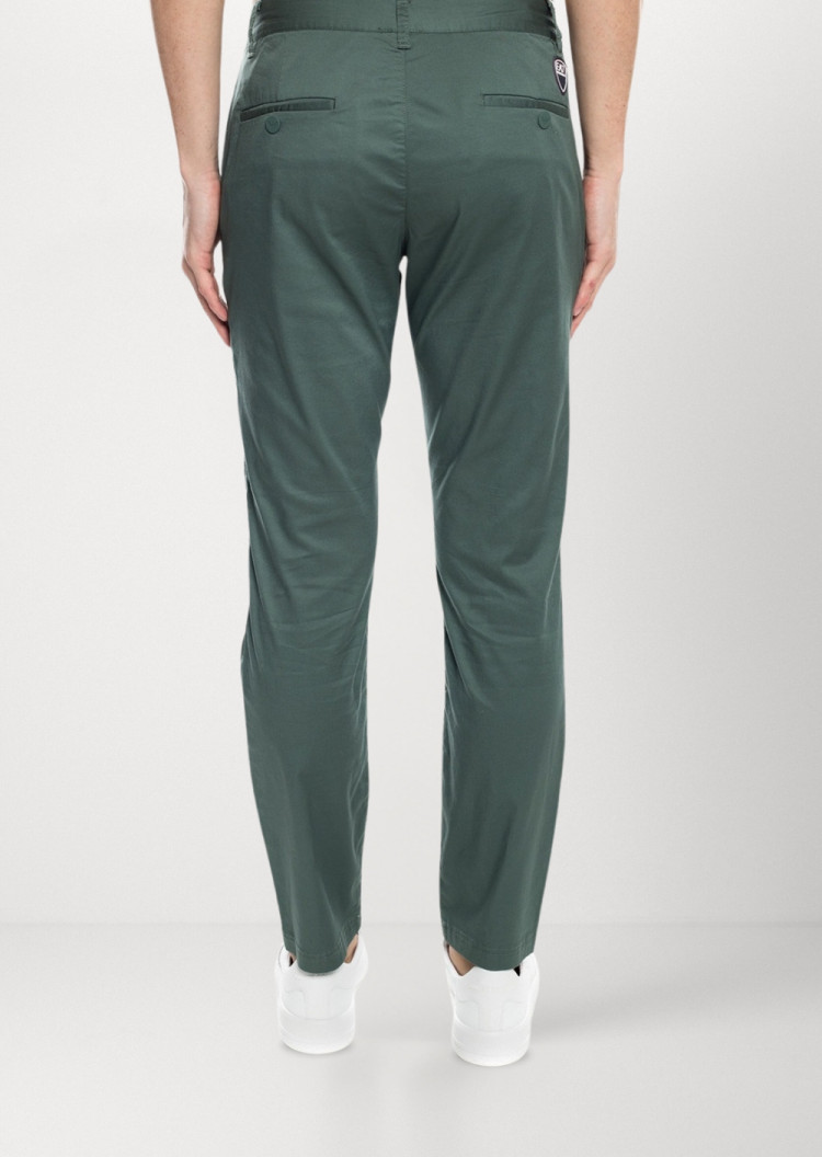 Брюки повседневные Slim fit Средняя для мужчин (462278), цвет Зеленый - №4