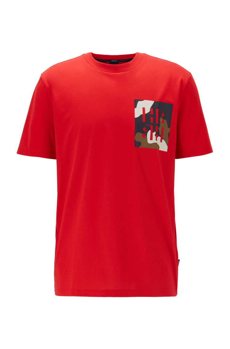 Футболка Regular fit для чоловіків (462436), колір Червоний - №1
