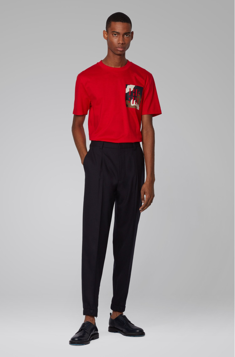 Футболка Regular fit для чоловіків (462436), колір Червоний - №3