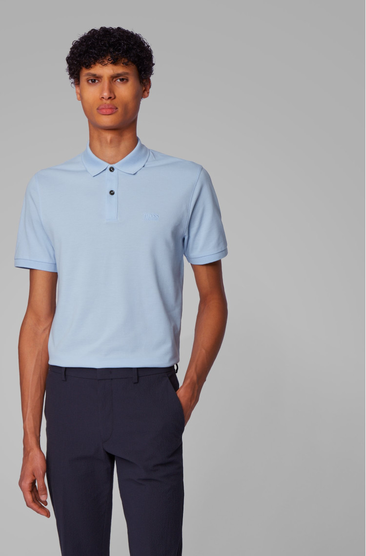 Поло Regular fit для мужчин (462440), цвет Синий - №2