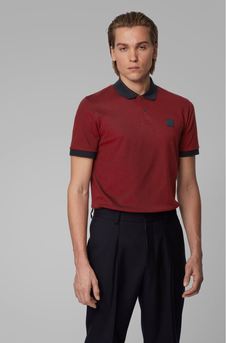 Поло Regular fit для чоловіків (462444), колір Червоний - №2