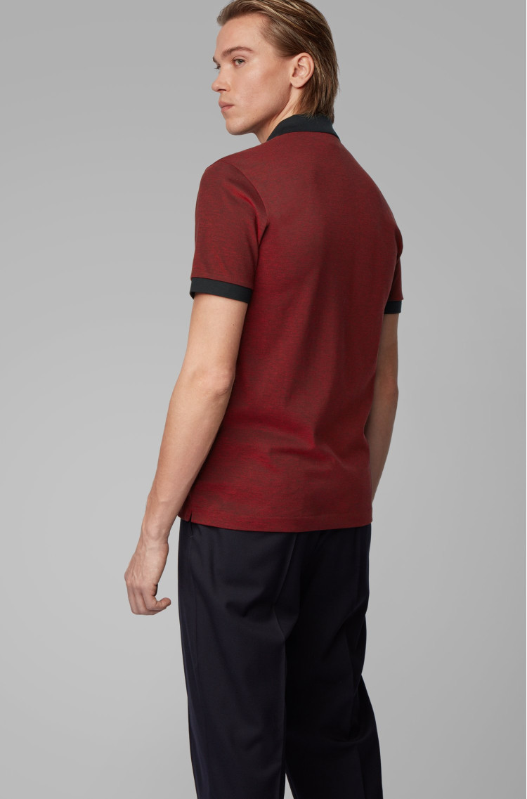 Поло Regular fit для чоловіків (462444), колір Червоний - №4