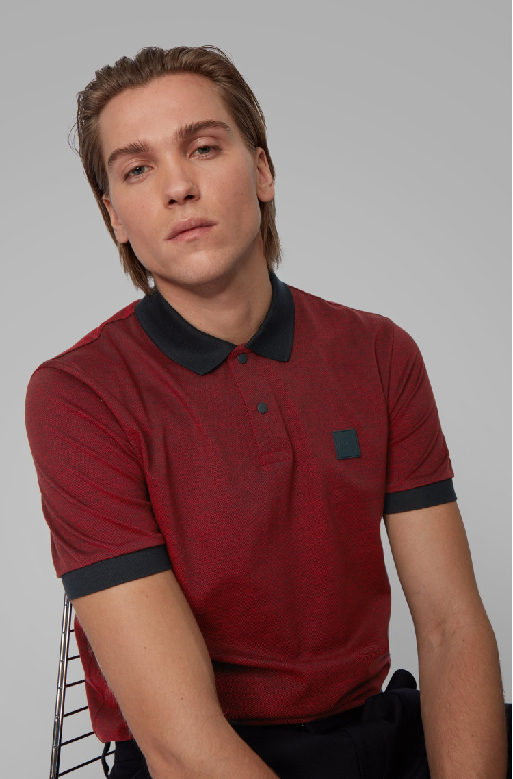 Поло Regular fit для чоловіків (462444), колір Червоний - №5
