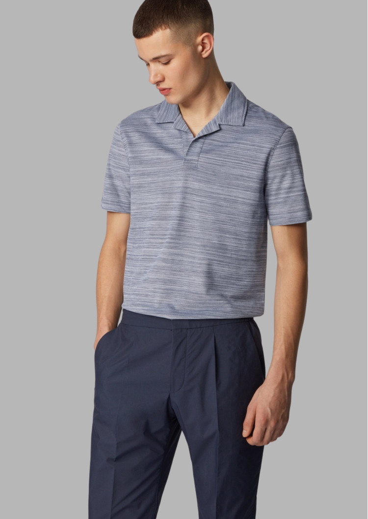Поло Regular fit для мужчин (462450), цвет Синий - №2