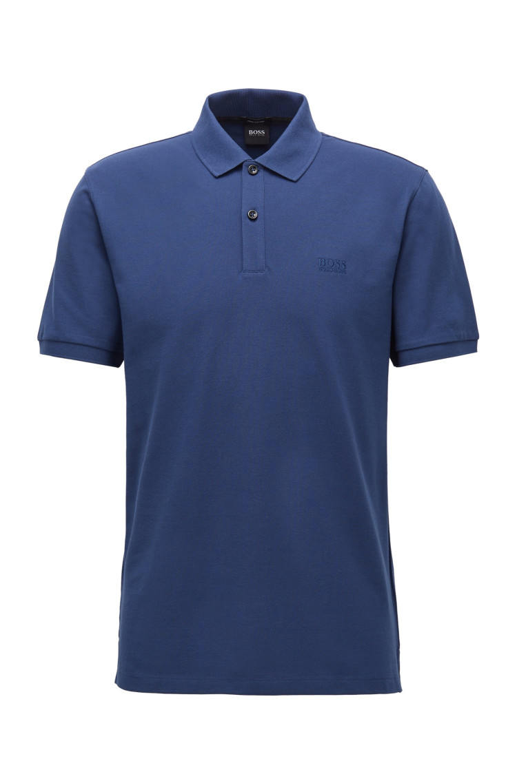Поло Regular fit для чоловіків (462454), колір Синій - №1