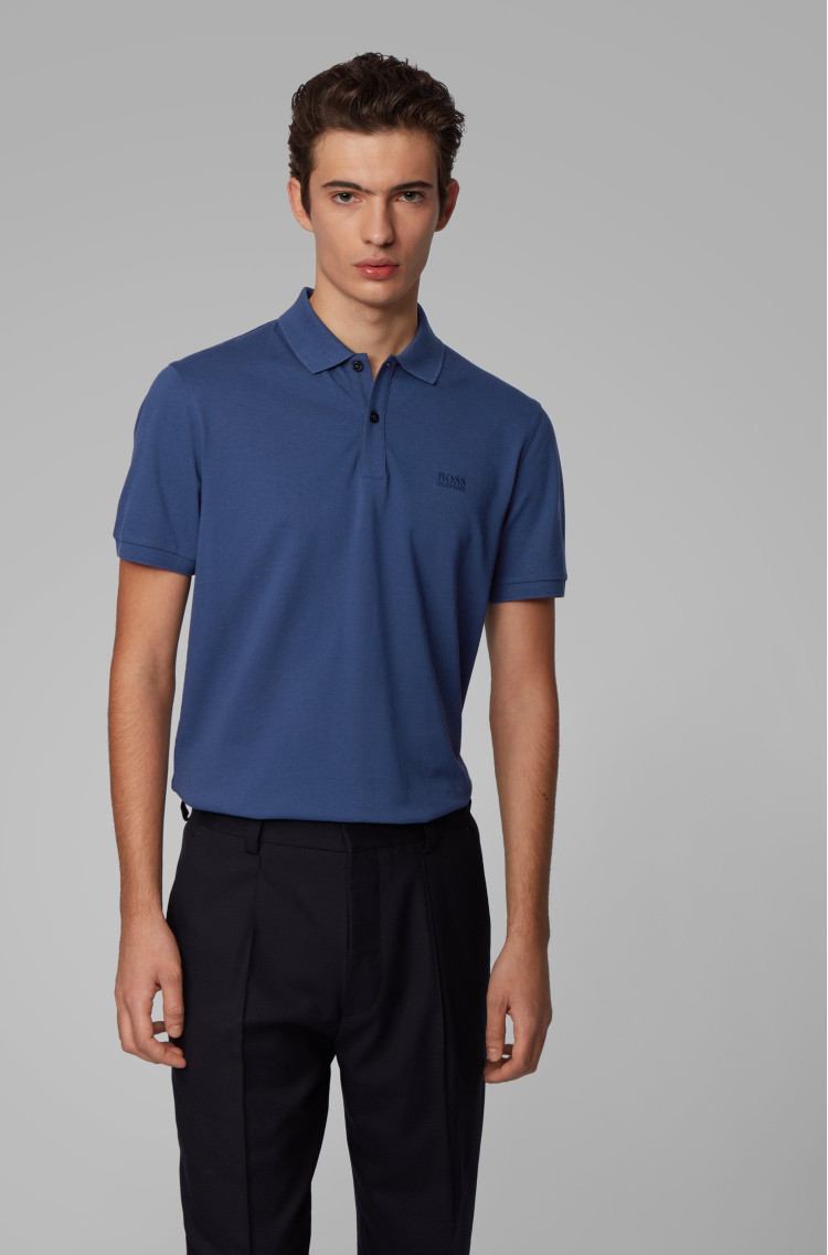 Поло Regular fit для чоловіків (462454), колір Синій - №2