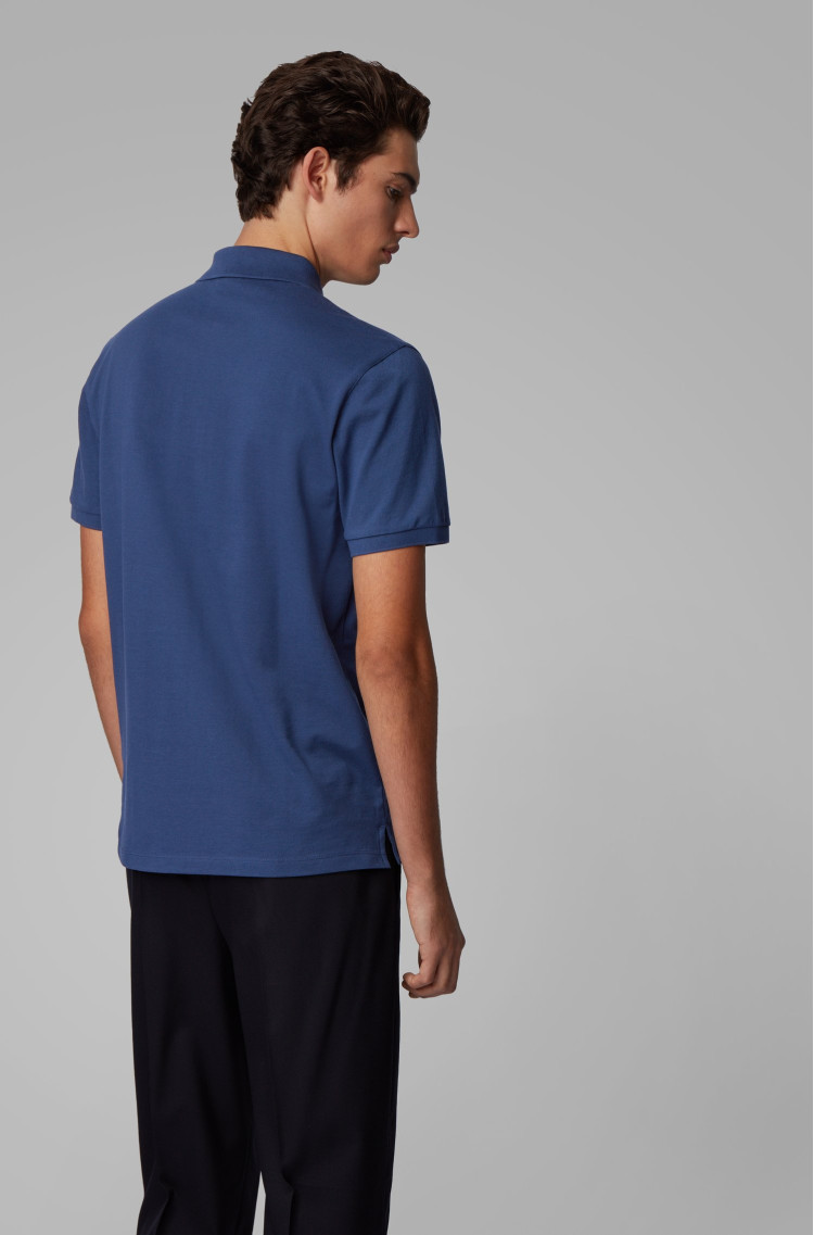 Поло Regular fit для чоловіків (462454), колір Синій - №4