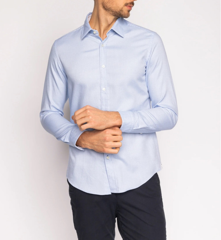 Сорочка повсякденна Regular fit для чоловіків (462488), колір Синій - №2