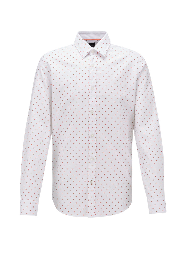 сорочка ділова Regular fit для чоловіків (462493), колір Білий - №1