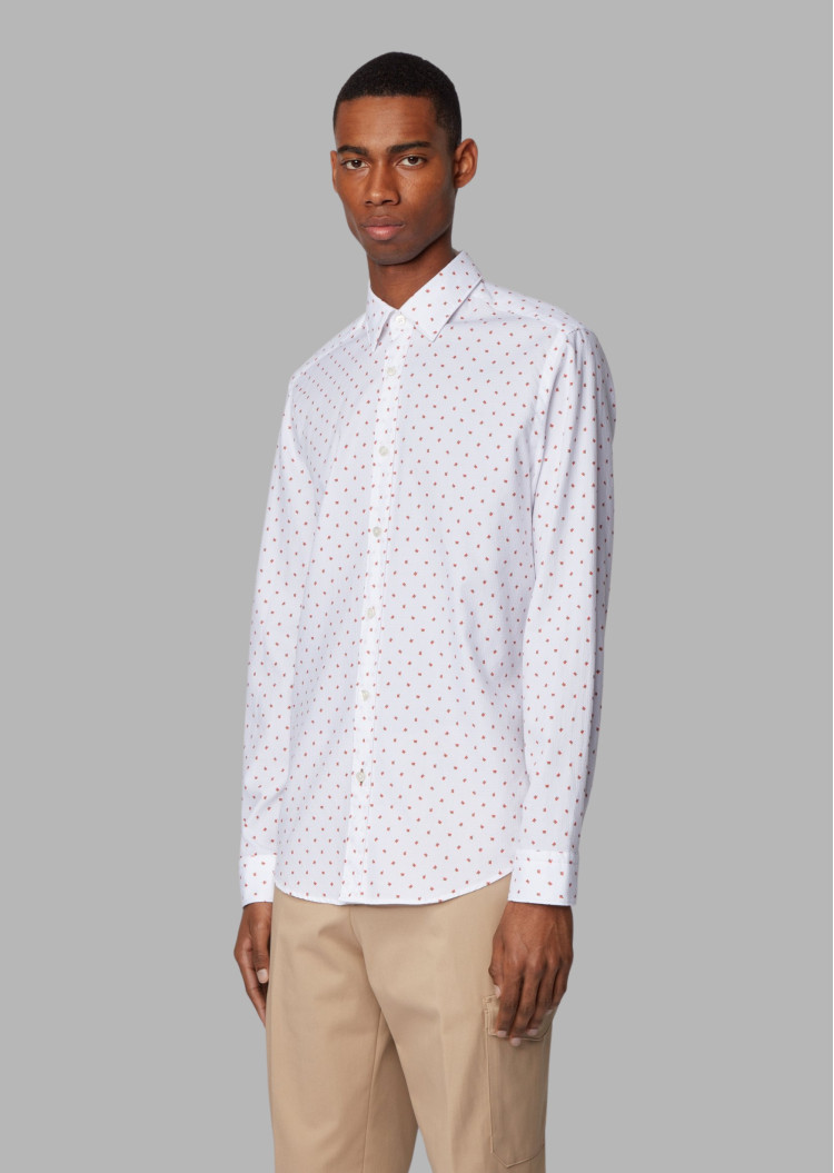 сорочка ділова Regular fit для чоловіків (462493), колір Білий - №2