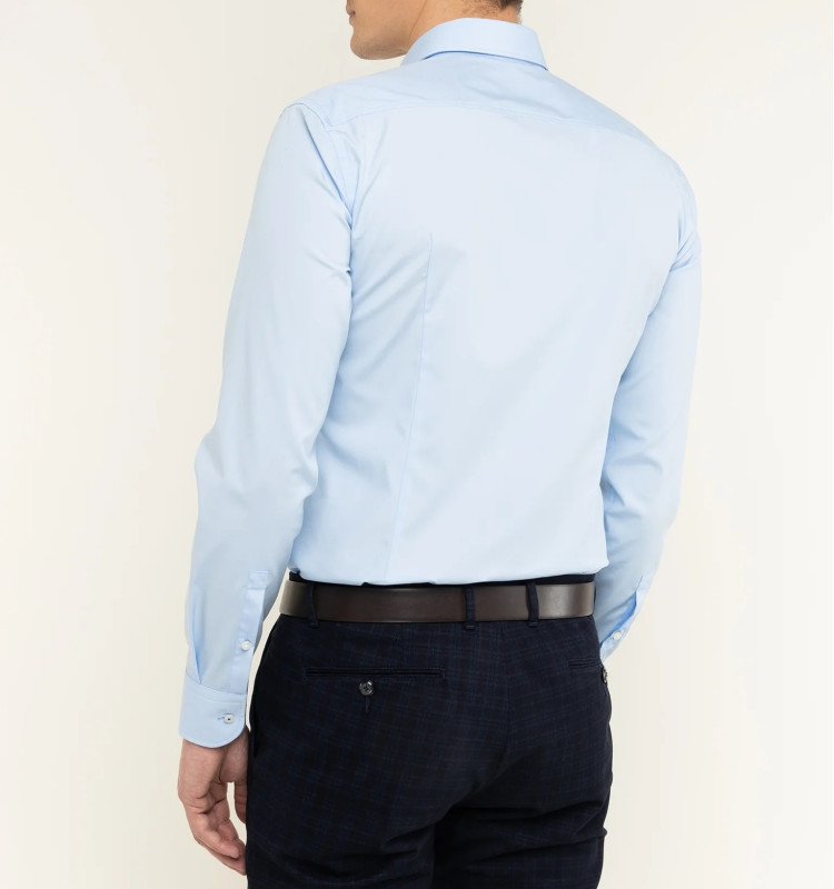 Сорочка формальная Slim Fit для мужчин (462497), цвет Синий - №3