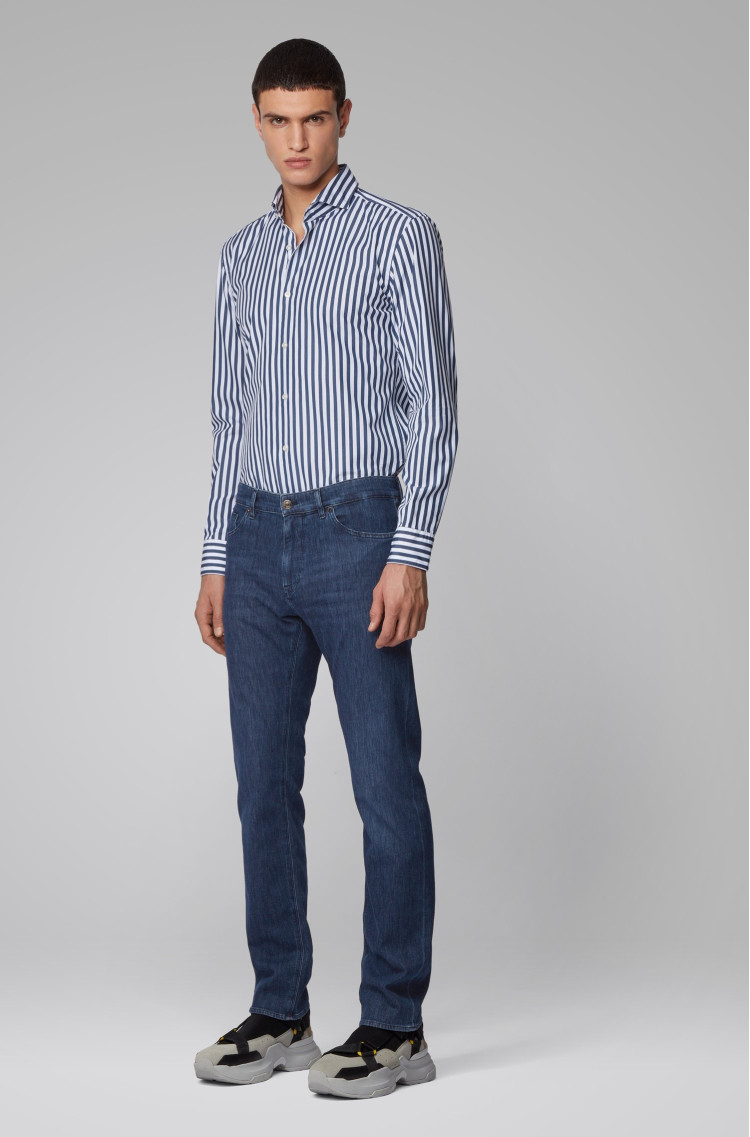 Джинсы Regular Regular fit для мужчин (462505), цвет Синий - №3