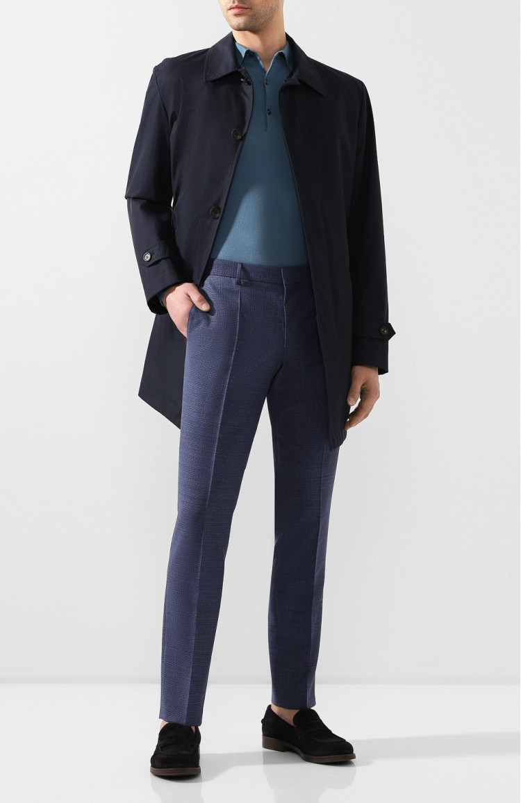 Брюки класичні Slim fit Середня для чоловіків (462509), колір Синій - №3