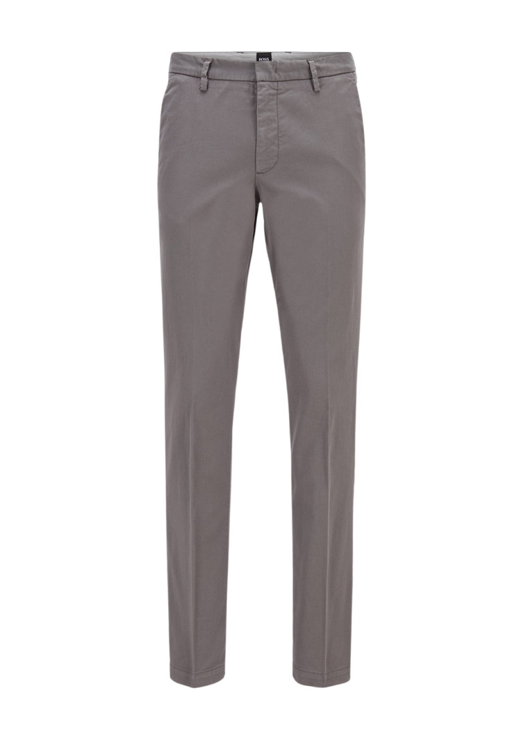 Брюки chinos Slim fit Середня для чоловіків (462517), колір Сірий - №1
