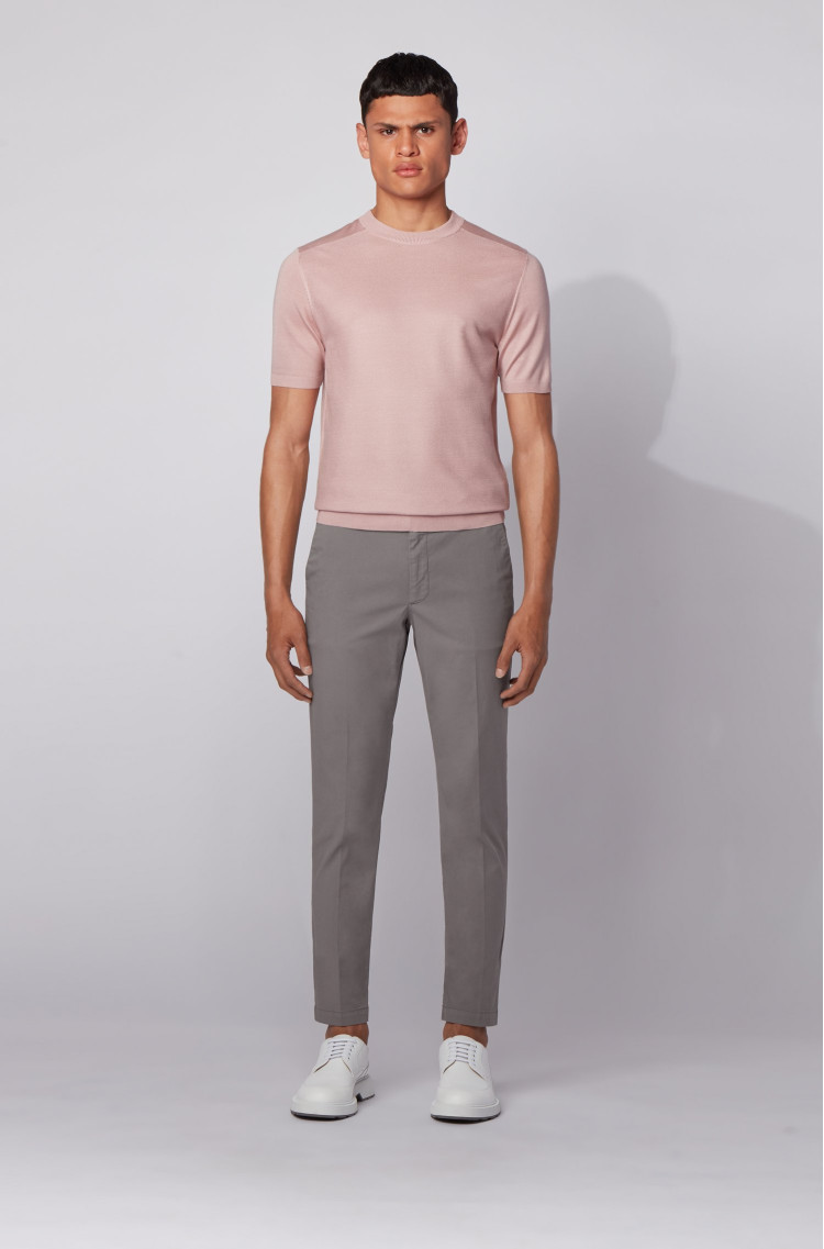 Брюки chinos Slim fit Середня для чоловіків (462517), колір Сірий - №2