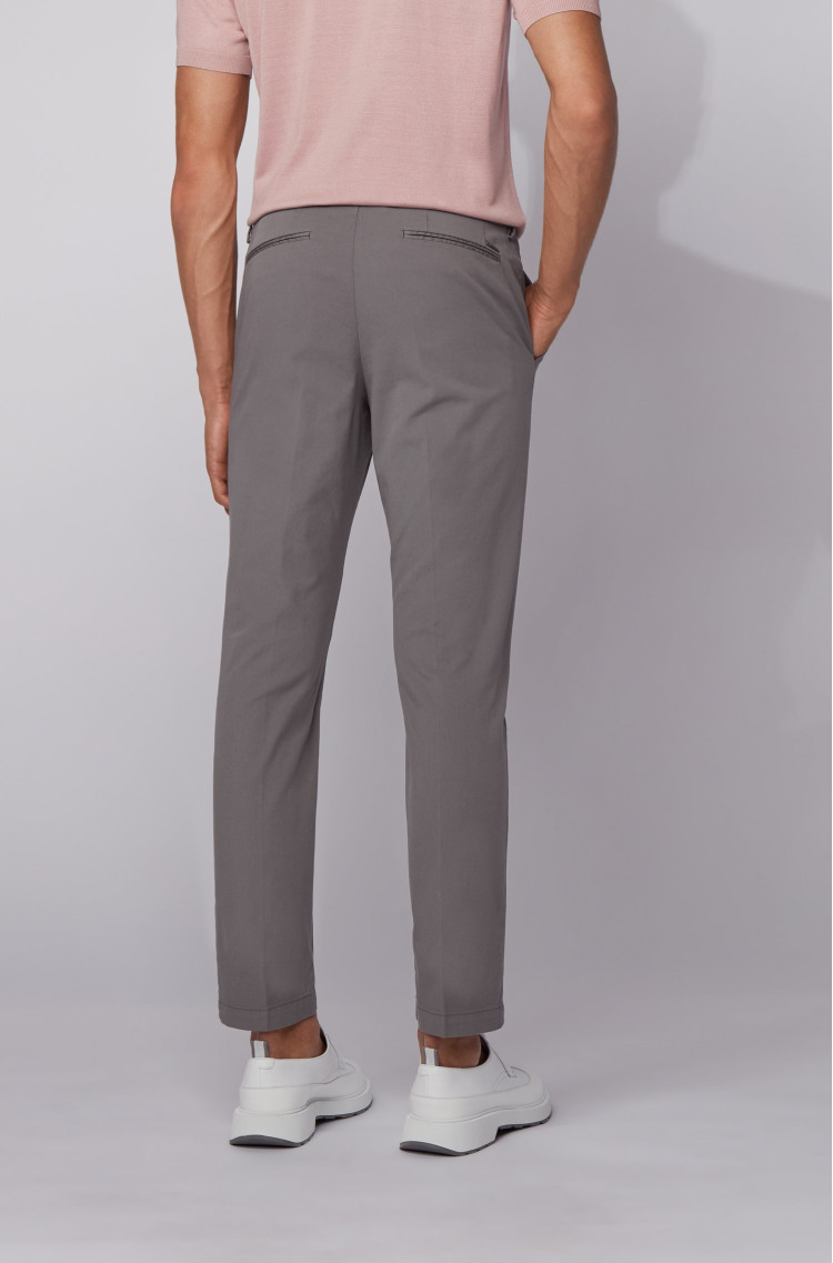 Брюки chinos Slim fit Середня для чоловіків (462517), колір Сірий - №4