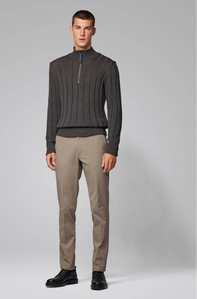 Брюки повсякденні Extra-slim fit Середня для чоловіків (462518), колір Бежевий - №2