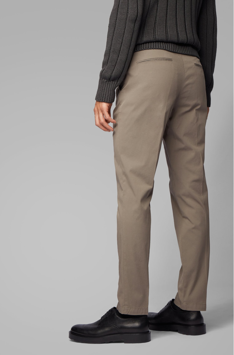 Брюки повсякденні Extra-slim fit Середня для чоловіків (462518), колір Бежевий - №4
