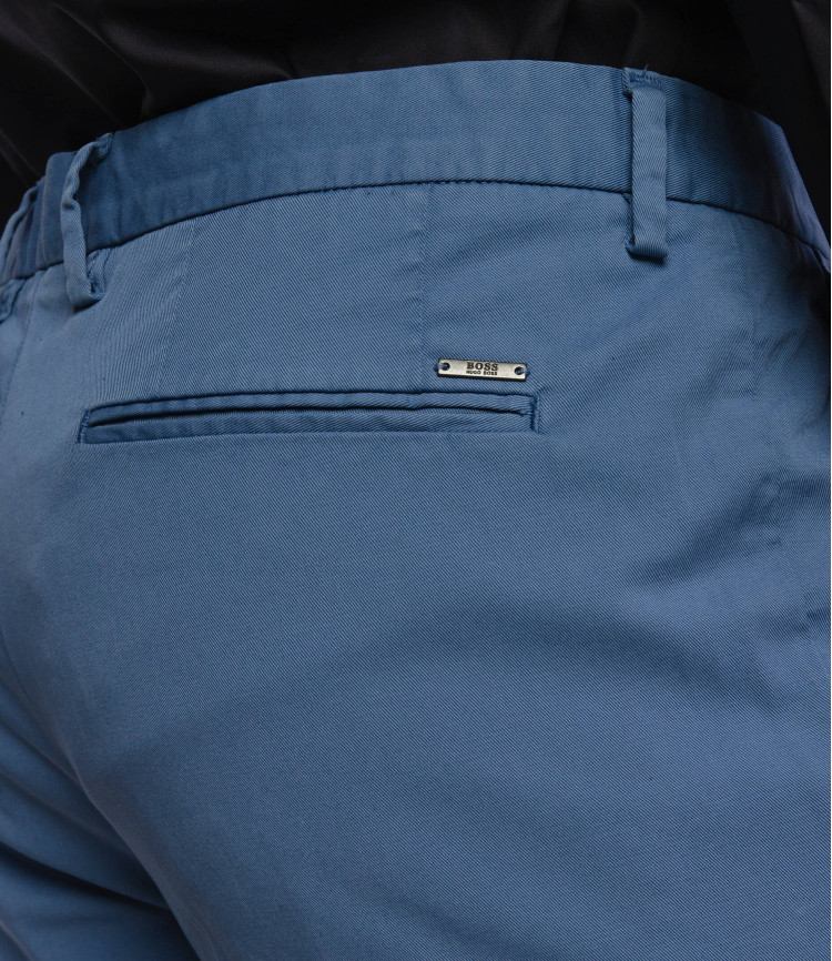 Брюки повседневные Slim Fit Низкая для мужчин (462519), цвет Синий - №5