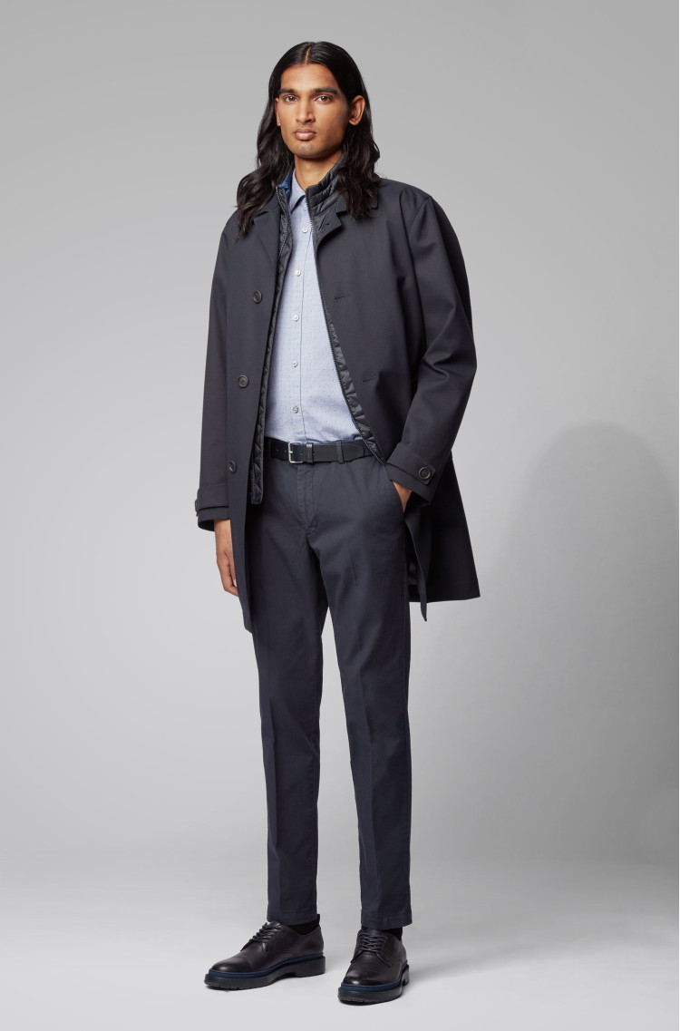 Брюки chinos Extra-slim fit Середня для чоловіків (462520), колір Синій - №2