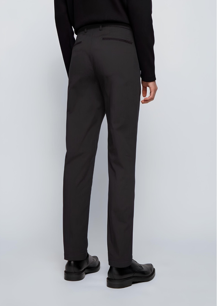 Брюки chinos Extra-slim fit Середня для чоловіків (462521), колір Чорний - №3